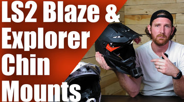 LS2 Blaze & Explorer Helmet Chin Mount for Action Cameras