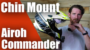 Airoh Commander helmet chin mount cover photo