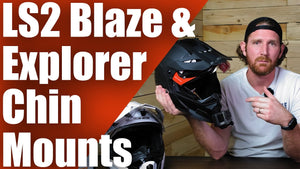 LS2 Blaze & Explorer Helmet Chin Mount for Action Cameras