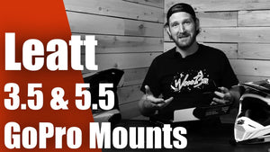 Leatt 3.5 and 5.5 helmet chin mount cover image