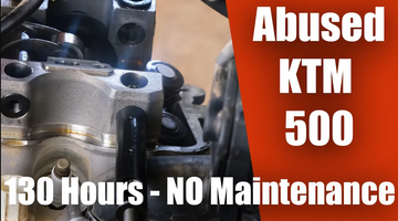 How to Check & Adjust 2021 KTM 500 EXC-F Shim Valves | 130 Hour 4 Stroke Dirt Bike Maintenance
