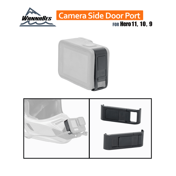 Extreme Sports WannaBes Accessories Camera Side Door with Port for GoPro 11, 10, 9