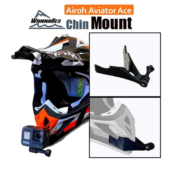 Extreme Sports WannaBes Action Camera Mounts Chin Mount for AIROH AVIATOR ACE helmets