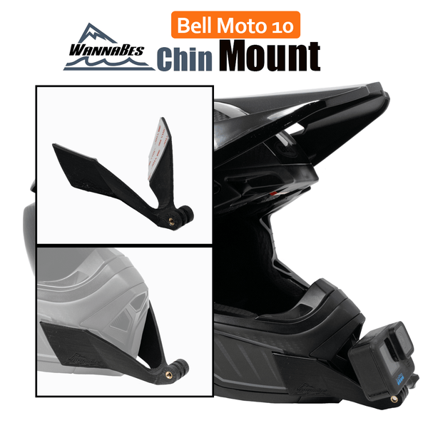 Extreme Sports WannaBes Action Camera Mounts Chin Mount for BELL MOTO-10 helmets
