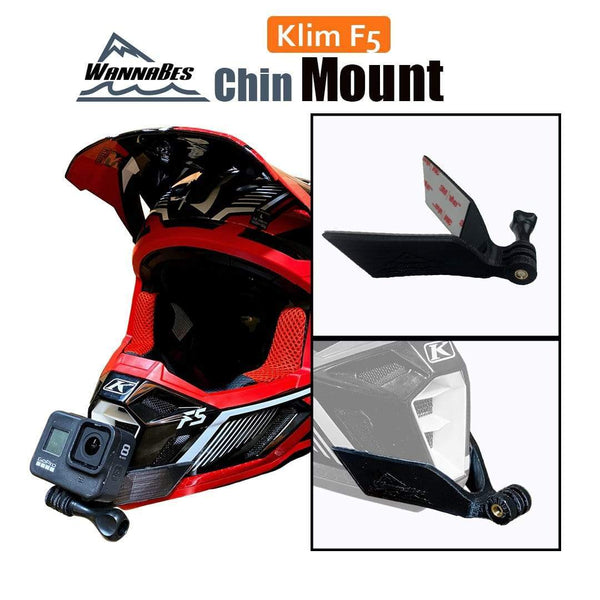 Extreme Sports WannaBes Action Camera Mounts Chin Mount for KLIM F5 helmets