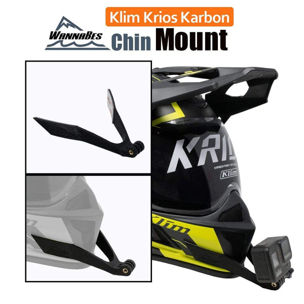 Extreme Sports WannaBes Action Camera Mounts Chin Mount for KLIM KRIOS KARBON helmets
