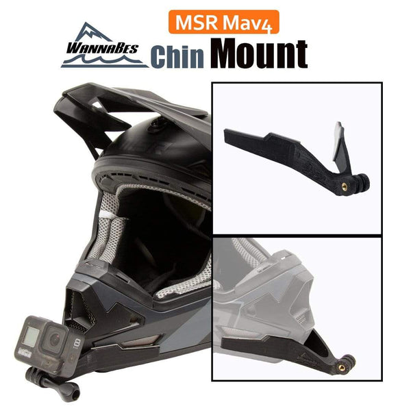 Extreme Sports WannaBes Action Camera Mounts Chin Mount for MSR Mav4 helmets