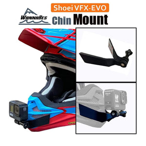 Extreme Sports WannaBes Action Camera Mounts Chin Mount for SHOEI VFX-EVO helmets